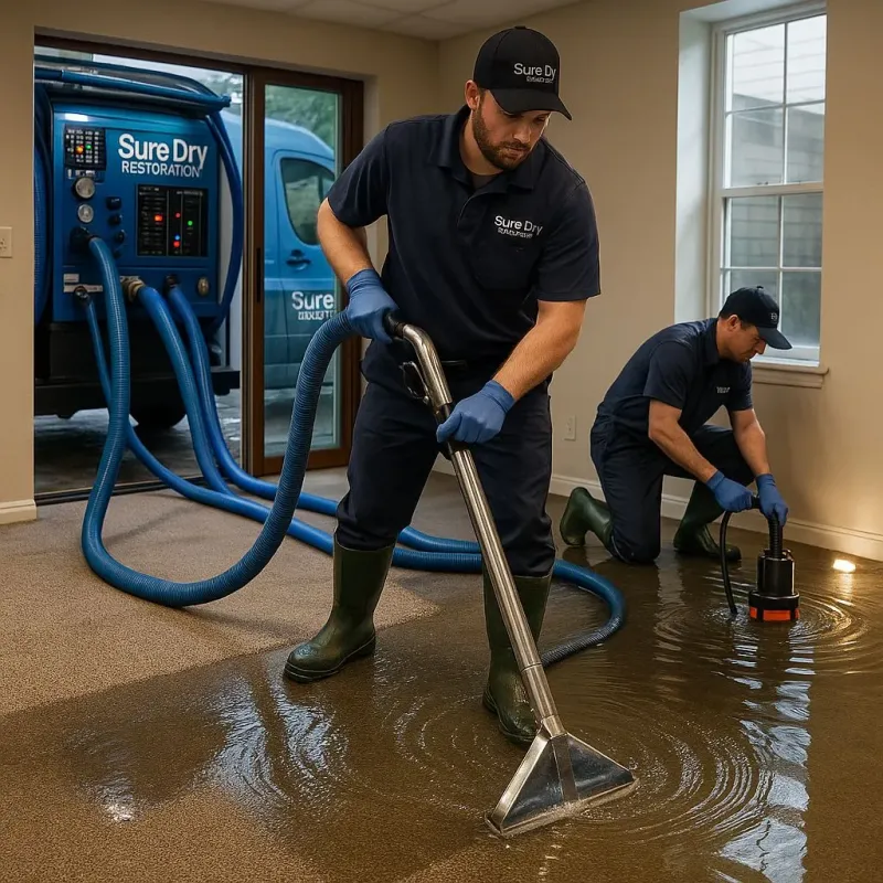Water Extraction and Removal process in Sheffield Lake, OH
